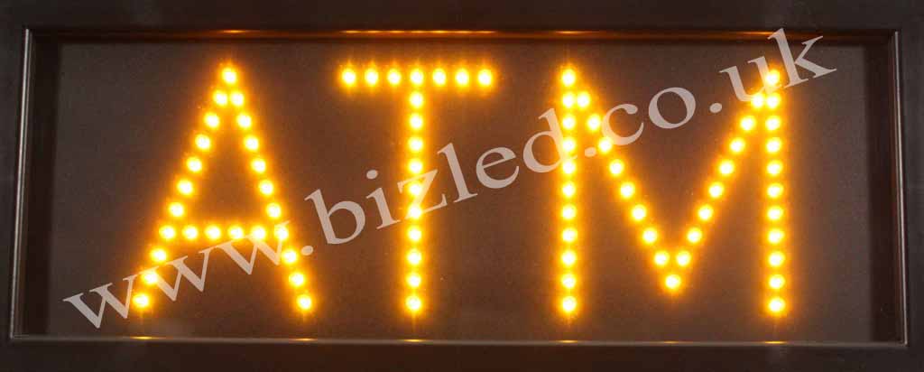 QUALITY FLASHING ATM LED new window shop signs