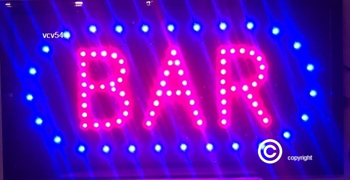 2 mode Flashing BAR catering led new window Shop signs