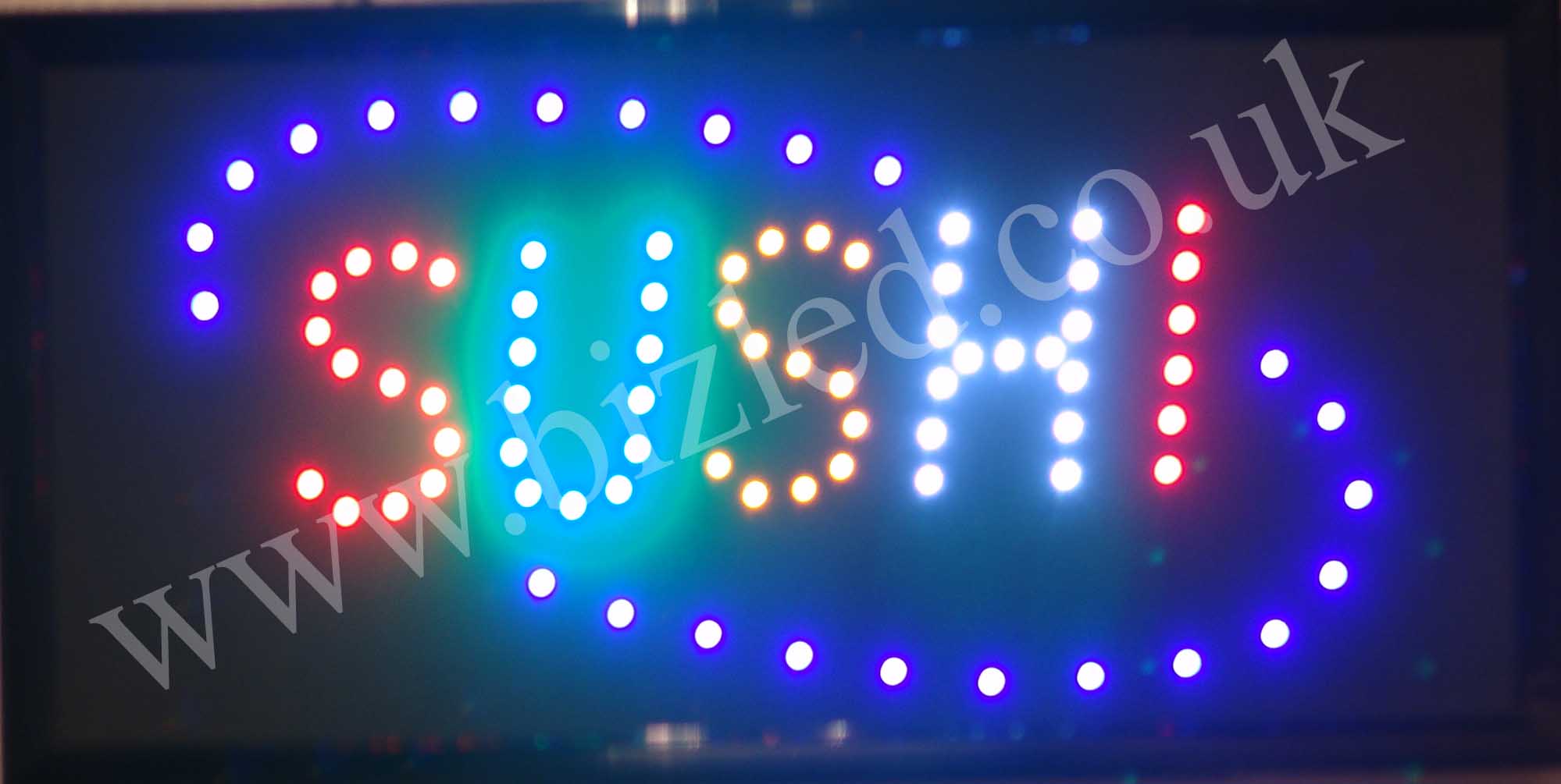 2 mode Flashing Sushi led new window Shop signs