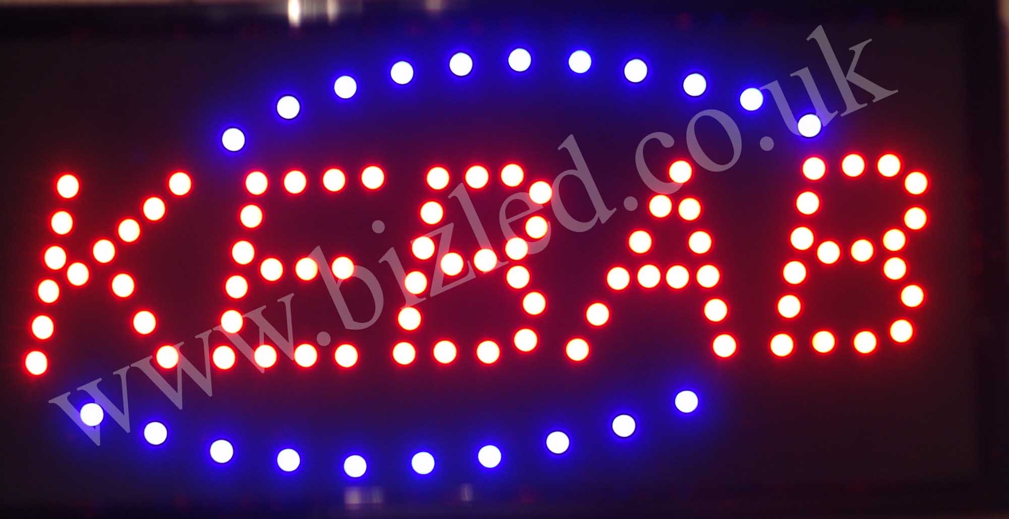 2 mode Flashing KEBAB led new window Shop signs
