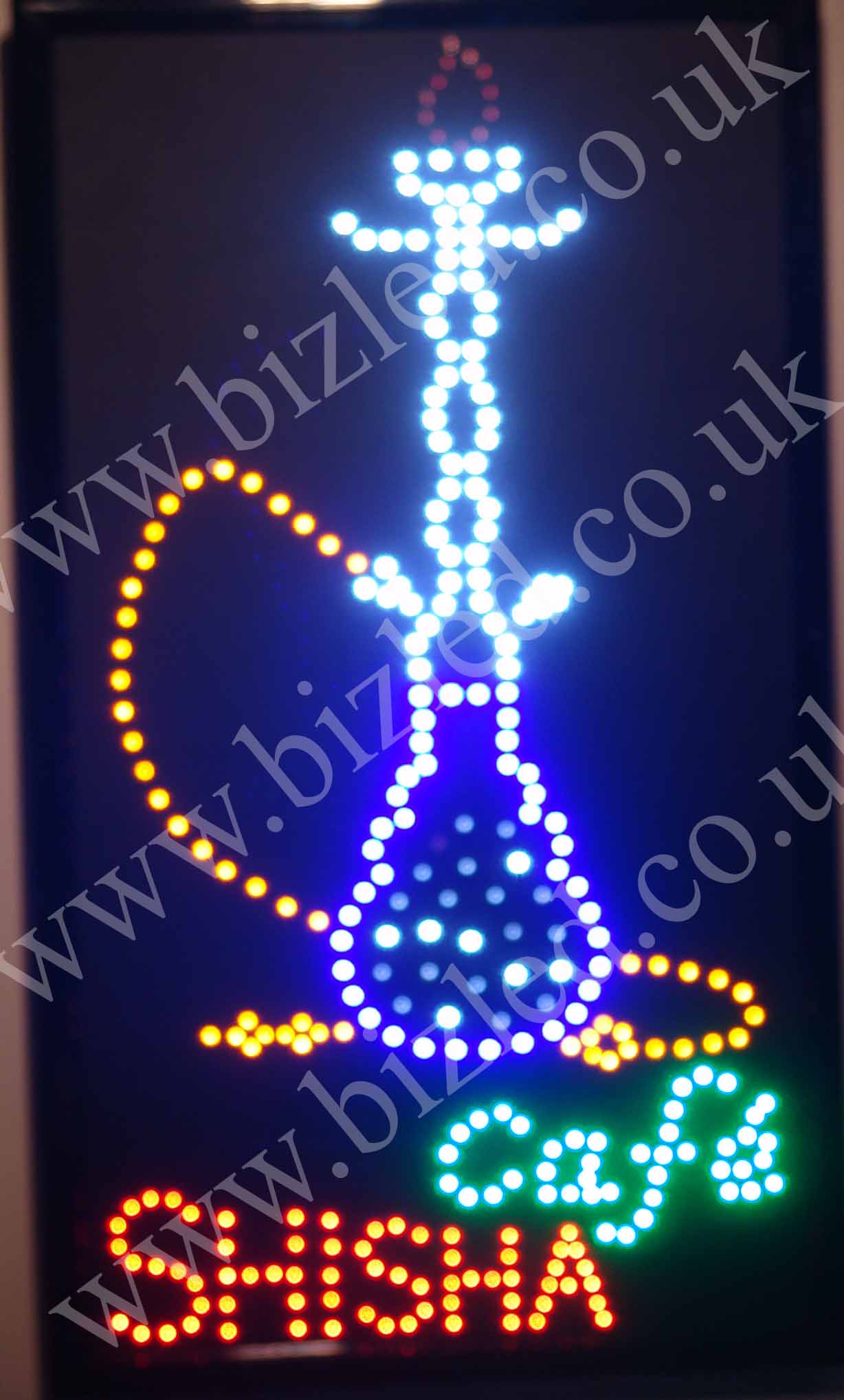 Large 2 mode Flashing SHISHA Cafe led new window Shop signs