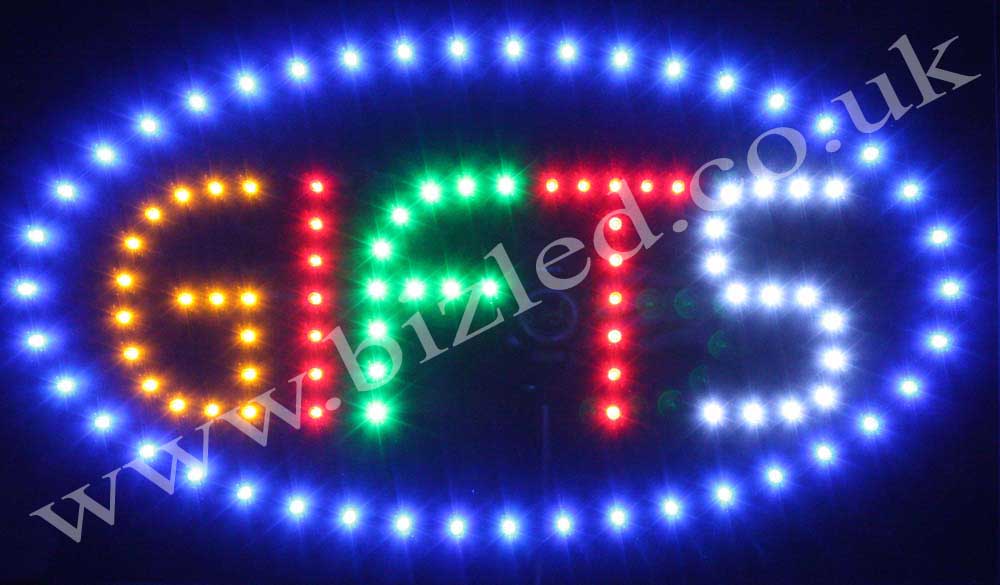 QUALITY FLASHING GIFTS LED new window shop signs