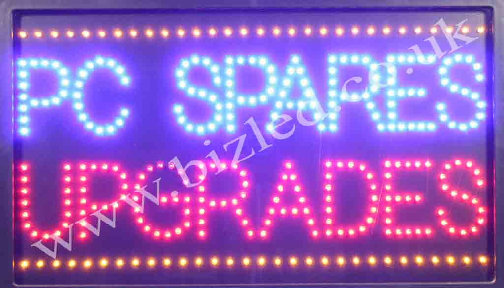 QUALITY FLASHING PC UPGRADES LED new window shop signs