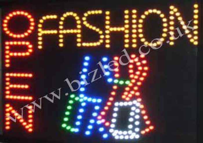QUALITY FLASHING OPEN FASHION LED new window shop signs