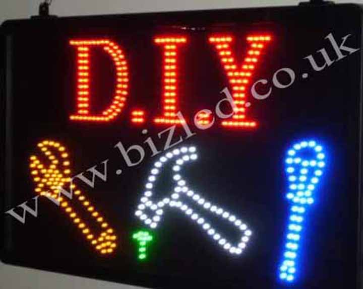 QUALITY FLASHING DIY LED new window shop signs