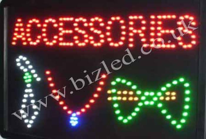 QUALITY FLASHING ACCESSORIES  Jewellery LED new window shop signs