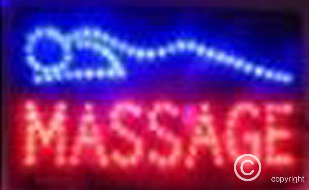 Large 2 mode Flashing MASSAGE led new window Shop signs