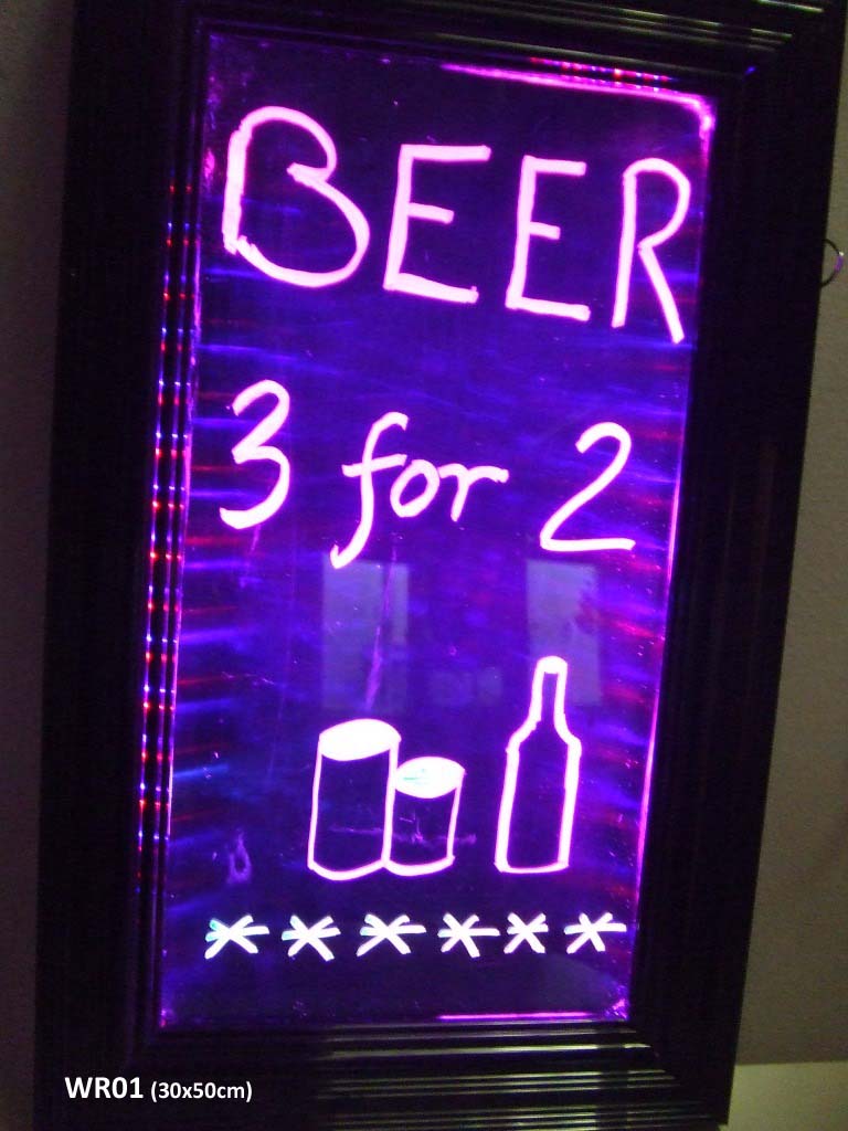 Flashing writing illuminated boards LED new signs
