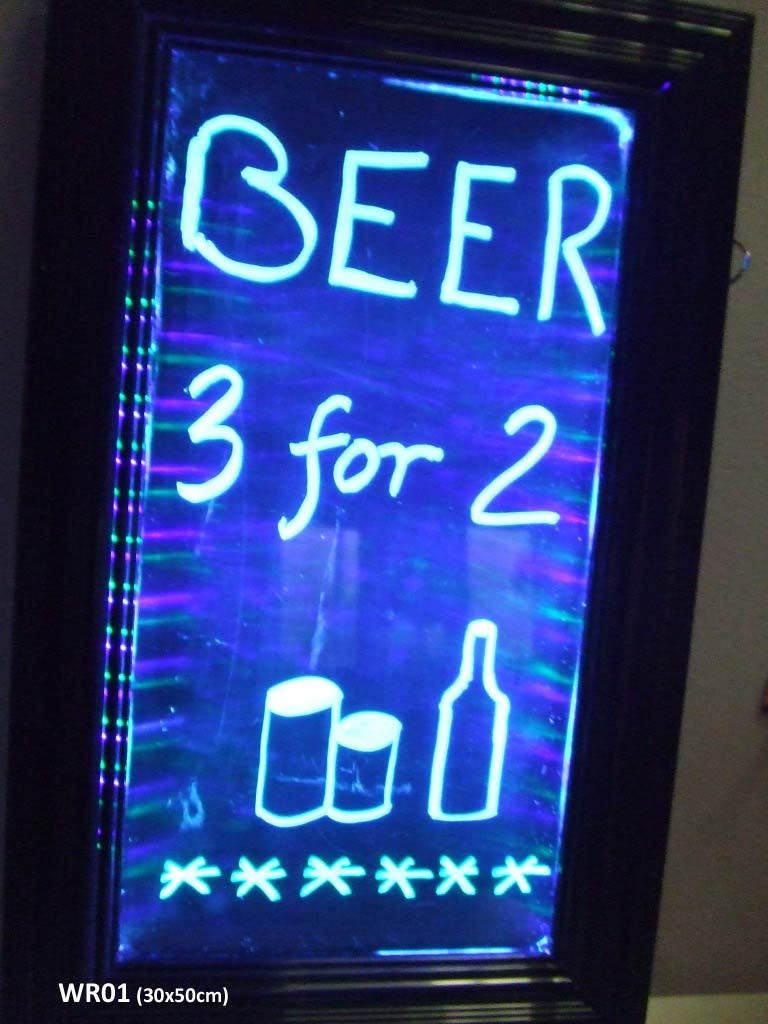 Flashing writing illuminated boards LED new signs