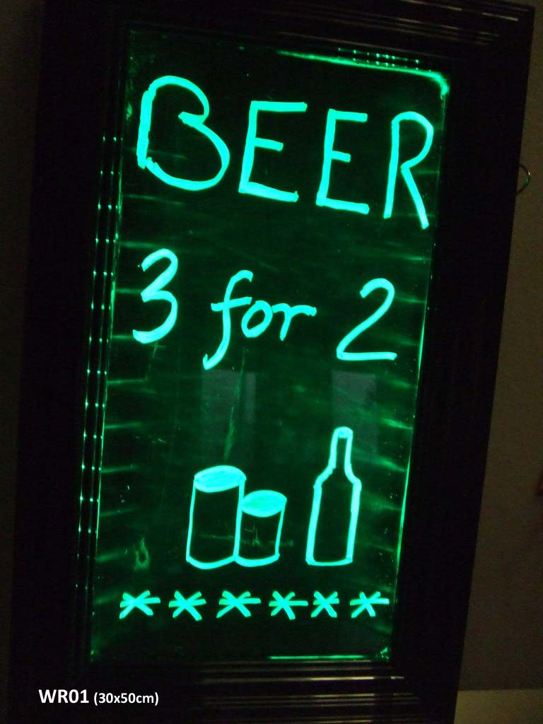 Flashing writing illuminated boards LED new signs