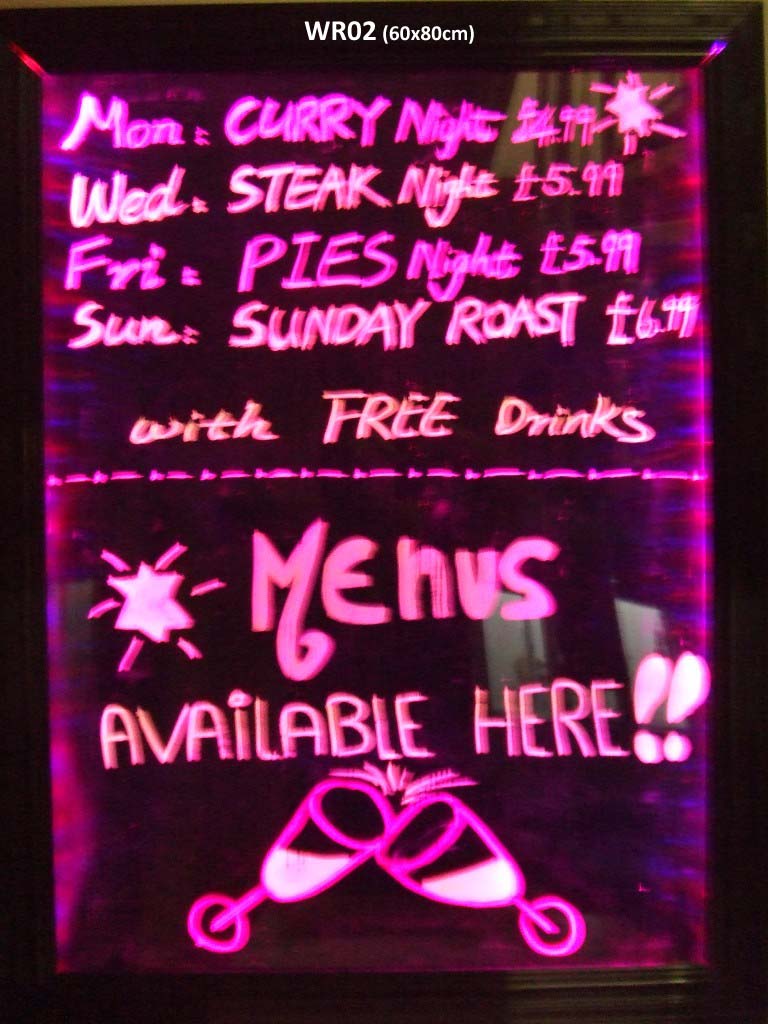 Large Flashing writing illuminated boards LED new signs