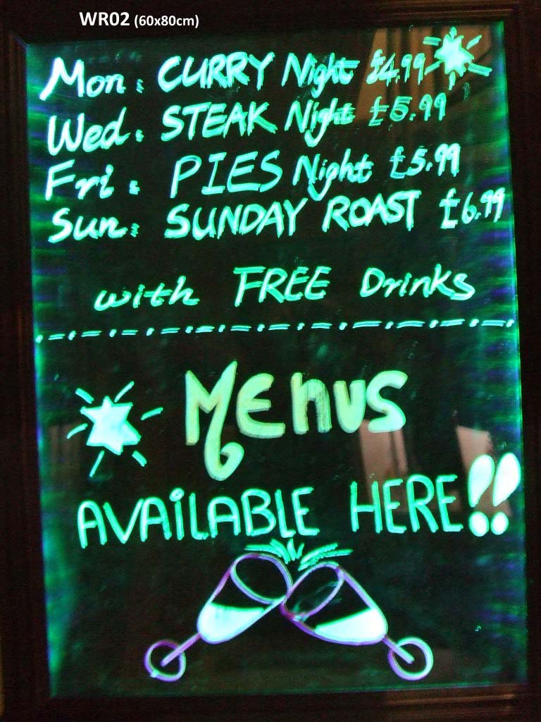 Large Flashing writing illuminated boards LED new signs