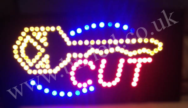 2 mode Flashing key cut led new window Shop signs