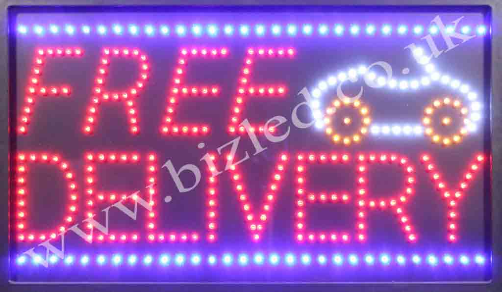QUALITY FLASHING FREE DELIVERY catering LED new shop signs