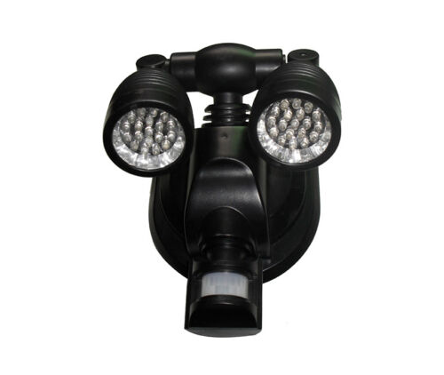 38 LED SOLAR POWER RECHARGEABLE SECURITY LIGHT GARDEN SHED SENSOR PIR MOTION