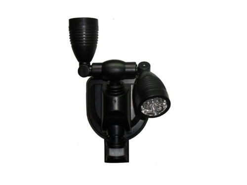 38 LED SOLAR POWER RECHARGEABLE SECURITY LIGHT GARDEN SHED SENSOR PIR MOTION