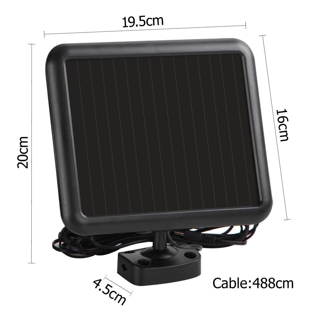 120 LED SOLAR POWER RECHARGEABLE PIR MOTION SENSOR SECURITY LIGHT OUTDOOR GARDEN