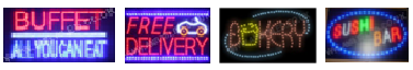 QUALITY FLASHING Buffet Free delivery Bakery Sushi bar LED new window shop signs –several functions